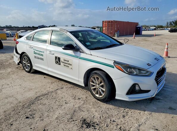 5NPE24AF0KH746321 2019 HYUNDAI SONATA Gray Przód prawy