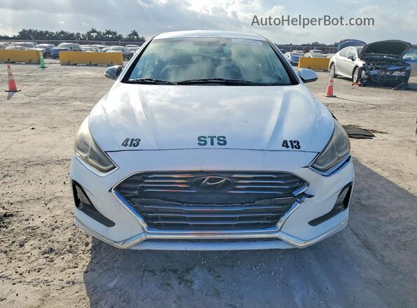 5NPE24AF0KH746321 2019 HYUNDAI SONATA Gray Widok z przodu