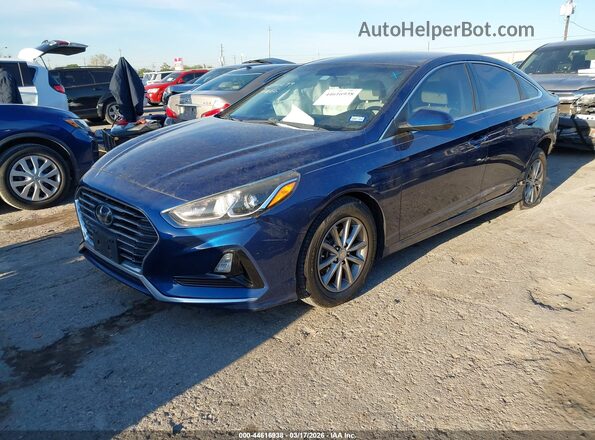 5NPE24AF0KH769758 2019 HYUNDAI SONATA Blue 