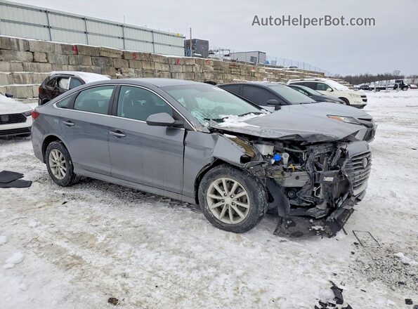 5NPE24AF0KH791761 2019 HYUNDAI SONATA Gray 