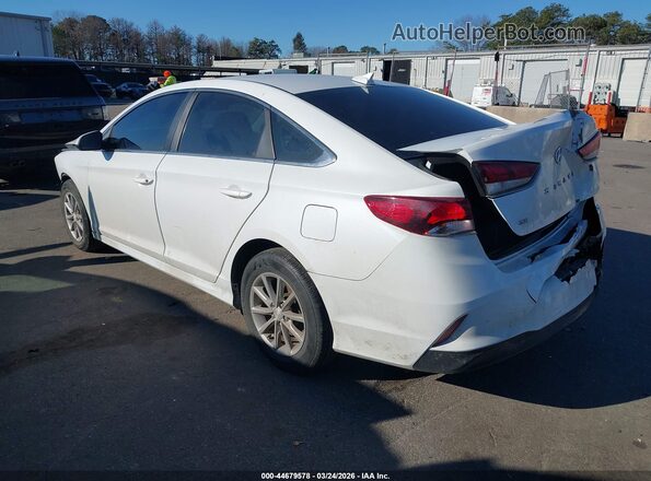 5NPE24AF0KH818327 2019 HYUNDAI SONATA White Tył lewy