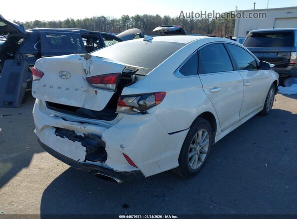 5NPE24AF0KH818327 2019 HYUNDAI SONATA White Tył prawy