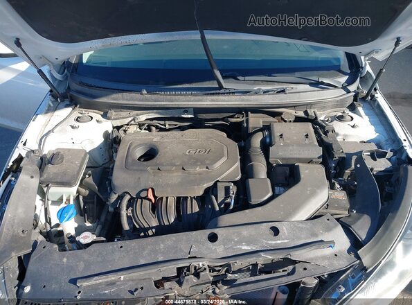 5NPE24AF0KH818327 2019 HYUNDAI SONATA White Widok z tyłu