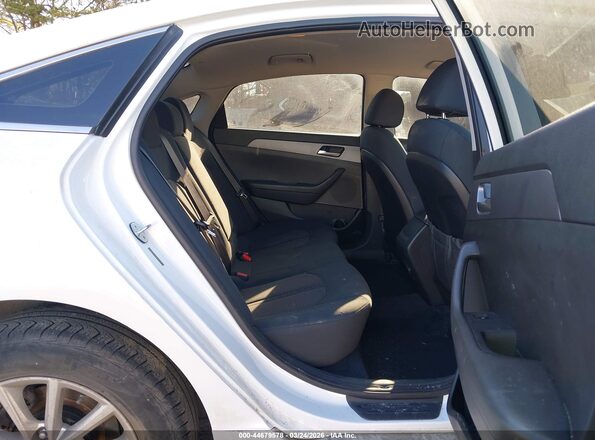 5NPE24AF0KH818327 2019 HYUNDAI SONATA White Widok naklejki z numerem VIN