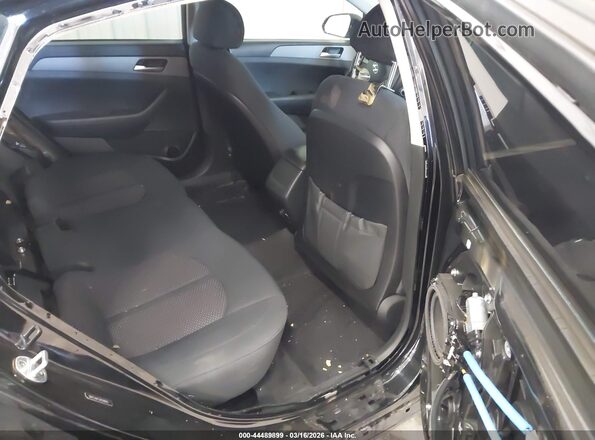 5NPE24AF1JH599845 2018 HYUNDAI SONATA Black Вид наклейки з VIN-кодом