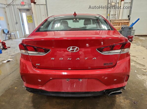 5NPE24AF1KH798962 2019 HYUNDAI SONATA Red 