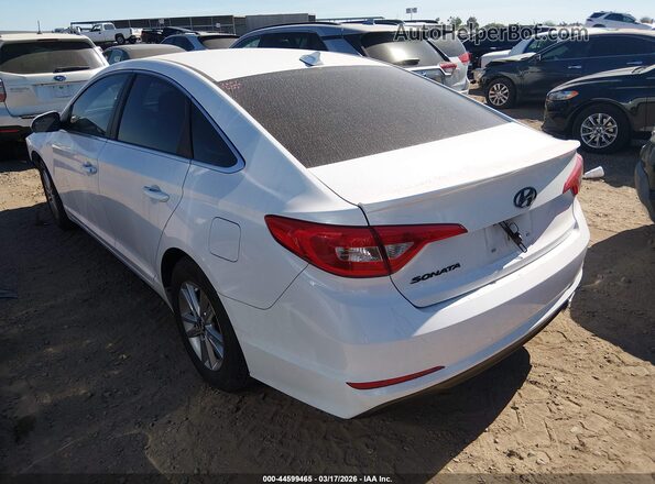 5NPE24AF2HH531077 2017 HYUNDAI SONATA White უკანა მარცხენა