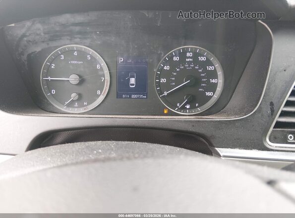 5NPE24AF2HH580313 2017 HYUNDAI SONATA Silver Vista de los asientos traseros
