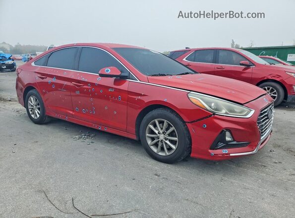 5NPE24AF2KH778297 2019 HYUNDAI SONATA Red 