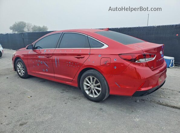 5NPE24AF2KH778297 2019 HYUNDAI SONATA Red 