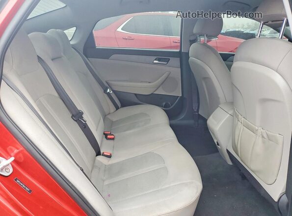5NPE24AF2KH778297 2019 HYUNDAI SONATA Red 