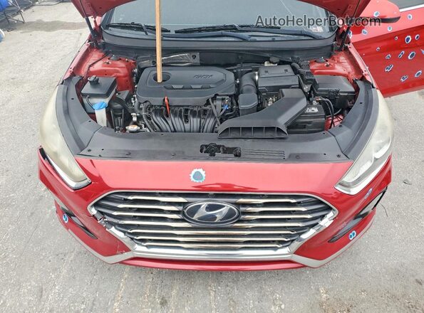 5NPE24AF2KH778297 2019 HYUNDAI SONATA Red 