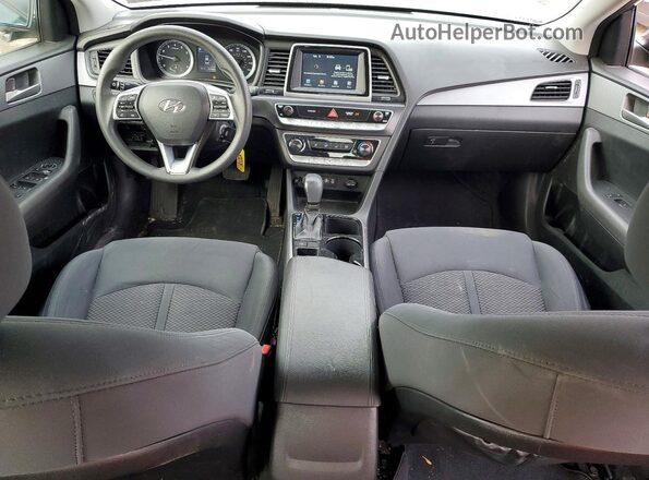 5NPE24AF2KH800489 2019 HYUNDAI SONATA Black 