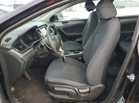5NPE24AF2KH800489 2019 HYUNDAI SONATA Black 