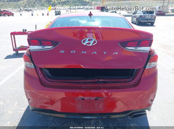 5NPE24AF2KH804798 2019 HYUNDAI SONATA Red 