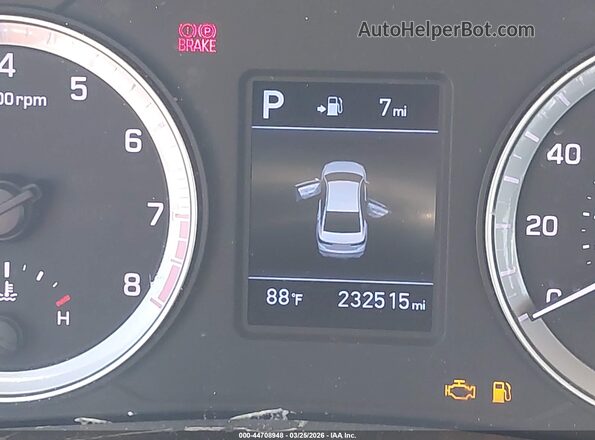 5NPE24AF2KH804798 2019 HYUNDAI SONATA Red 