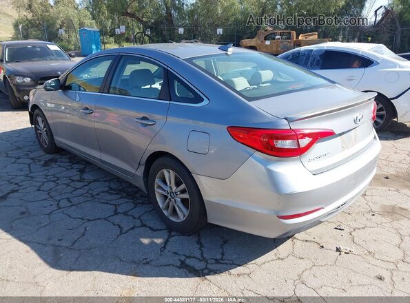 5NPE24AF3GH395699 2016 HYUNDAI SONATA Silver Trasero izquierdo