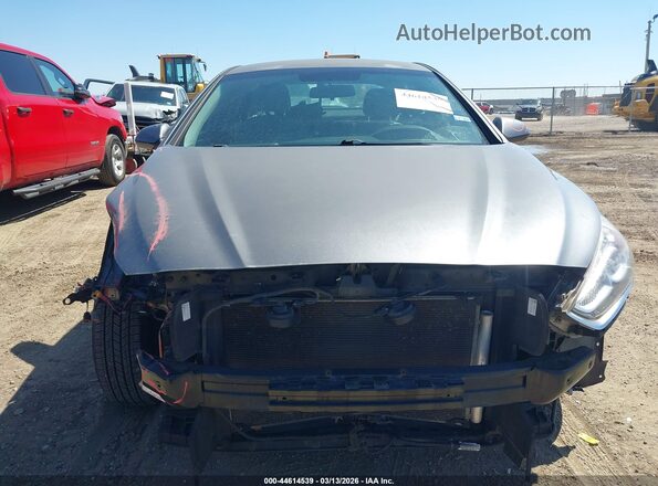 5NPE24AF3JH682063 2018 HYUNDAI SONATA Gray წინა ხედი
