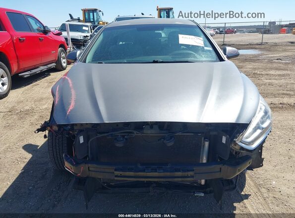 5NPE24AF3JH682063 2018 HYUNDAI SONATA Gray უკანა სალონის ხედი