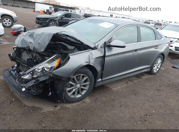 5NPE24AF3KH731246 2019 HYUNDAI SONATA Gray Vista tres cuartos delantera izquierda