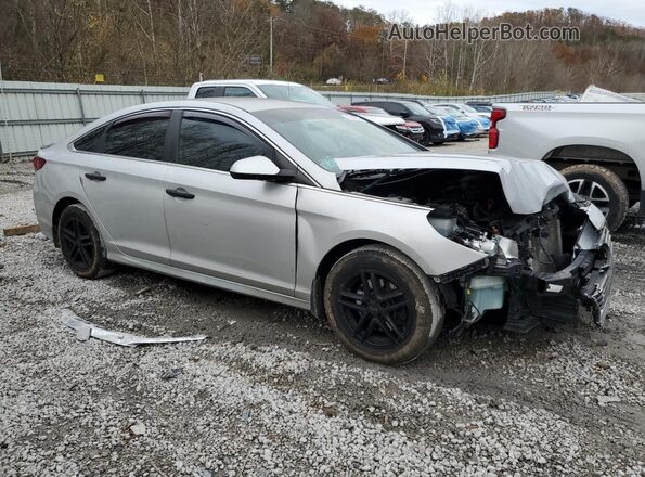 5NPE24AF3KH819987 2019 HYUNDAI SONATA Silver Front right
