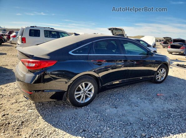 5NPE24AF4GH306965 2016 HYUNDAI SONATA Black Trasero derecho