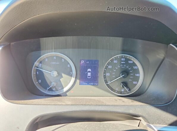5NPE24AF4GH306965 2016 HYUNDAI SONATA Black Vista del cuadro de instrumentos