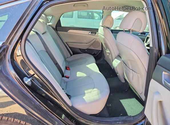 5NPE24AF4GH306965 2016 HYUNDAI SONATA Black Vista de los asientos traseros