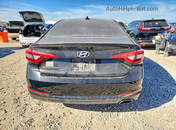 5NPE24AF4GH306965 2016 HYUNDAI SONATA Black Vista trasera