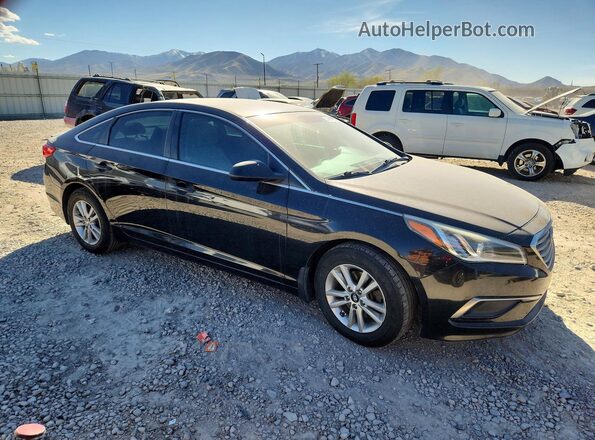 5NPE24AF4GH306965 2016 HYUNDAI SONATA Black Delantero derecho