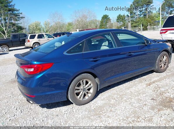 5NPE24AF4HH504723 2017 HYUNDAI SONATA Blue Tył prawy