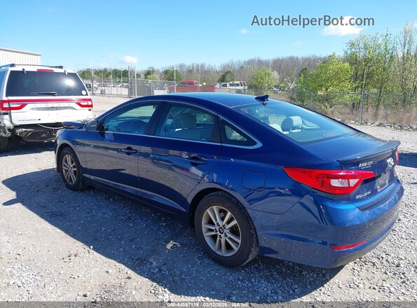5NPE24AF4HH504723 2017 HYUNDAI SONATA Blue Tył lewy