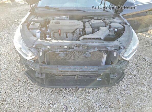 5NPE24AF4JH630523 2018 HYUNDAI SONATA Черный Вид задней части салона