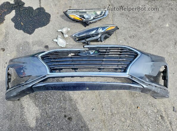 5NPE24AF4JH635429 2018 HYUNDAI SONATA Серый Вид подкапотного пространства