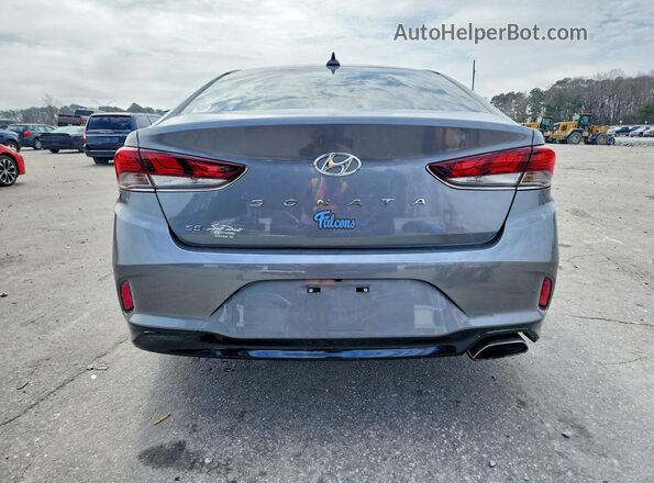 5NPE24AF4JH635429 2018 HYUNDAI SONATA Серый Вид сзади