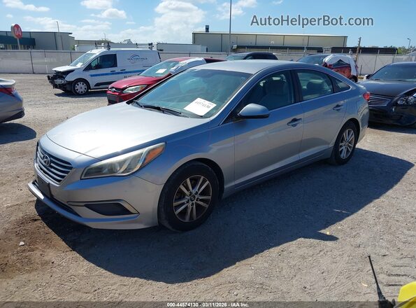 5NPE24AF5GH321023 2016 HYUNDAI SONATA Серебряный 