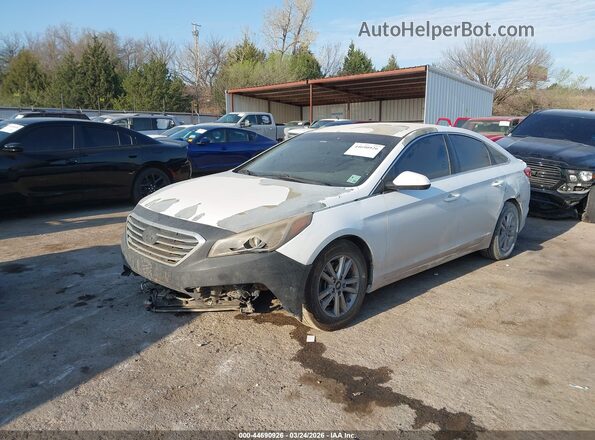 5NPE24AF5GH347699 2016 HYUNDAI SONATA White Передня ліва чверть