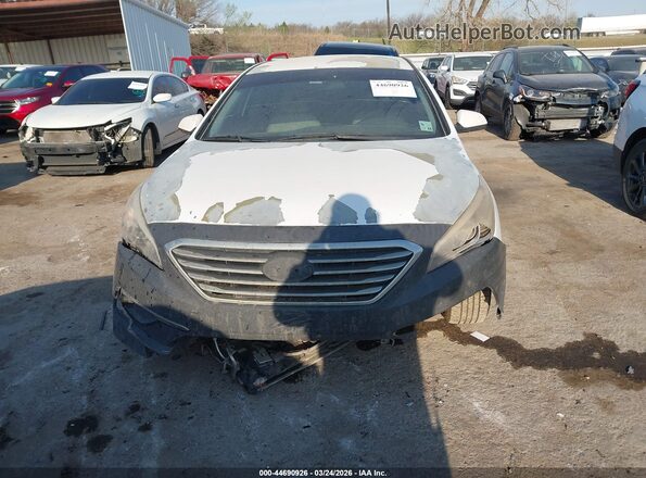 5NPE24AF5GH347699 2016 HYUNDAI SONATA White Вид задньої частини салону