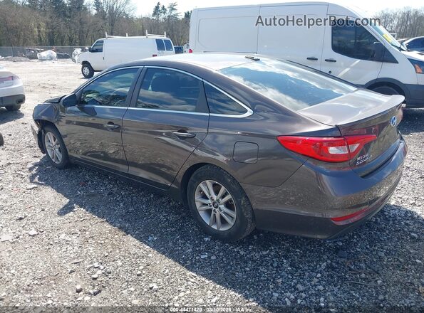 5NPE24AF5GH348951 2016 HYUNDAI SONATA Brown Задня ліва чверть