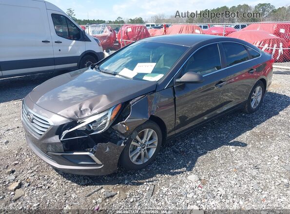 5NPE24AF5GH348951 2016 HYUNDAI SONATA Brown Передня ліва чверть
