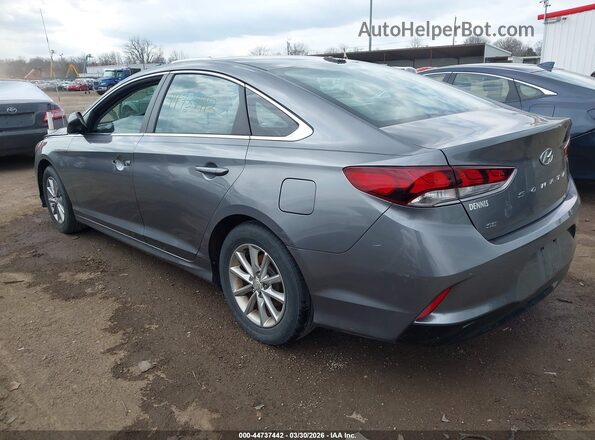 5NPE24AF5JH648514 2018 HYUNDAI SONATA Gray Задня ліва чверть