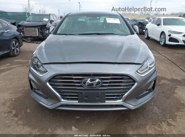5NPE24AF5JH648514 2018 HYUNDAI SONATA Gray Вид щитка приладів