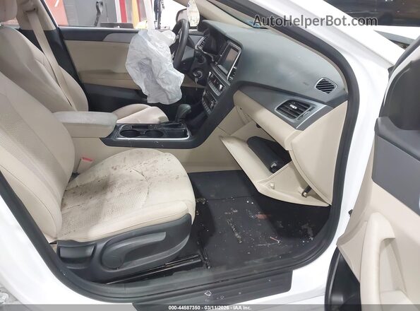5NPE24AF5KH747934 2019 HYUNDAI SONATA White 