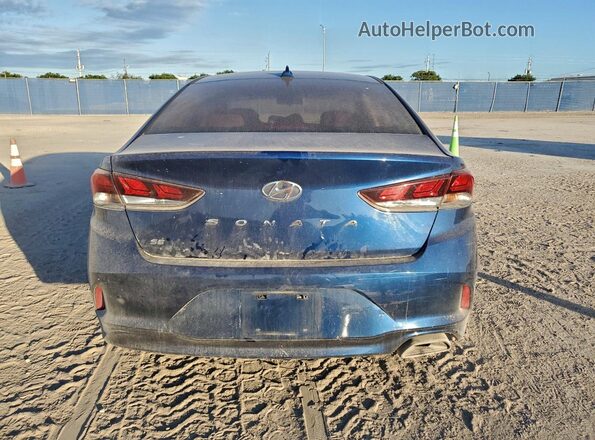 5NPE24AF5KH789651 2019 HYUNDAI SONATA Blue 