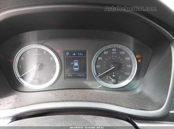 5NPE24AF5KH806951 2019 HYUNDAI SONATA White Vista de los asientos traseros