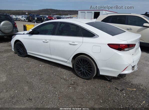 5NPE24AF5KH806951 2019 HYUNDAI SONATA White Trasero izquierdo