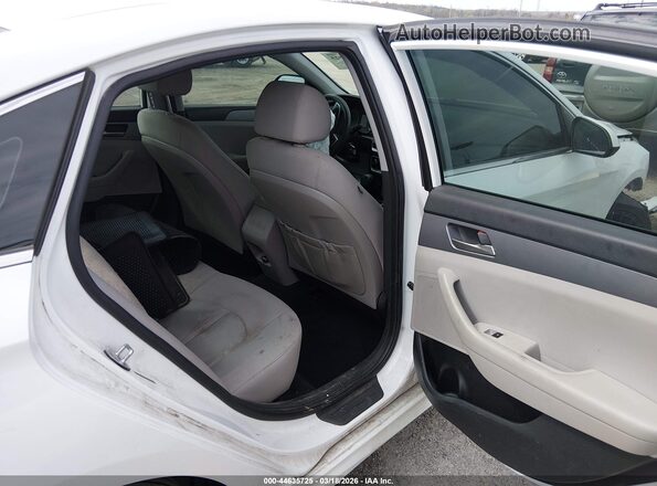 5NPE24AF5KH806951 2019 HYUNDAI SONATA White Vista de la etiqueta del VIN