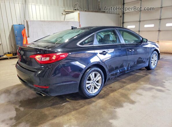 5NPE24AF6GH312606 2016 HYUNDAI SONATA Black Задня права чверть