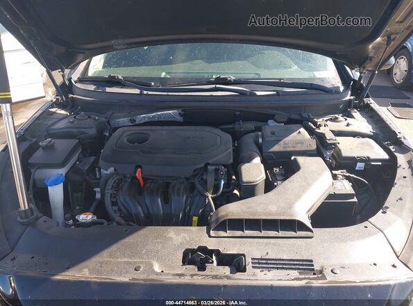 5NPE24AF6JH620351 2018 HYUNDAI SONATA Black უკანა ხედი