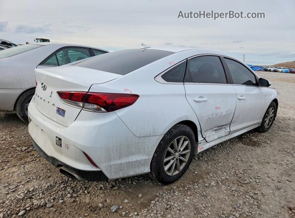5NPE24AF6JH698953 2018 HYUNDAI SONATA White 